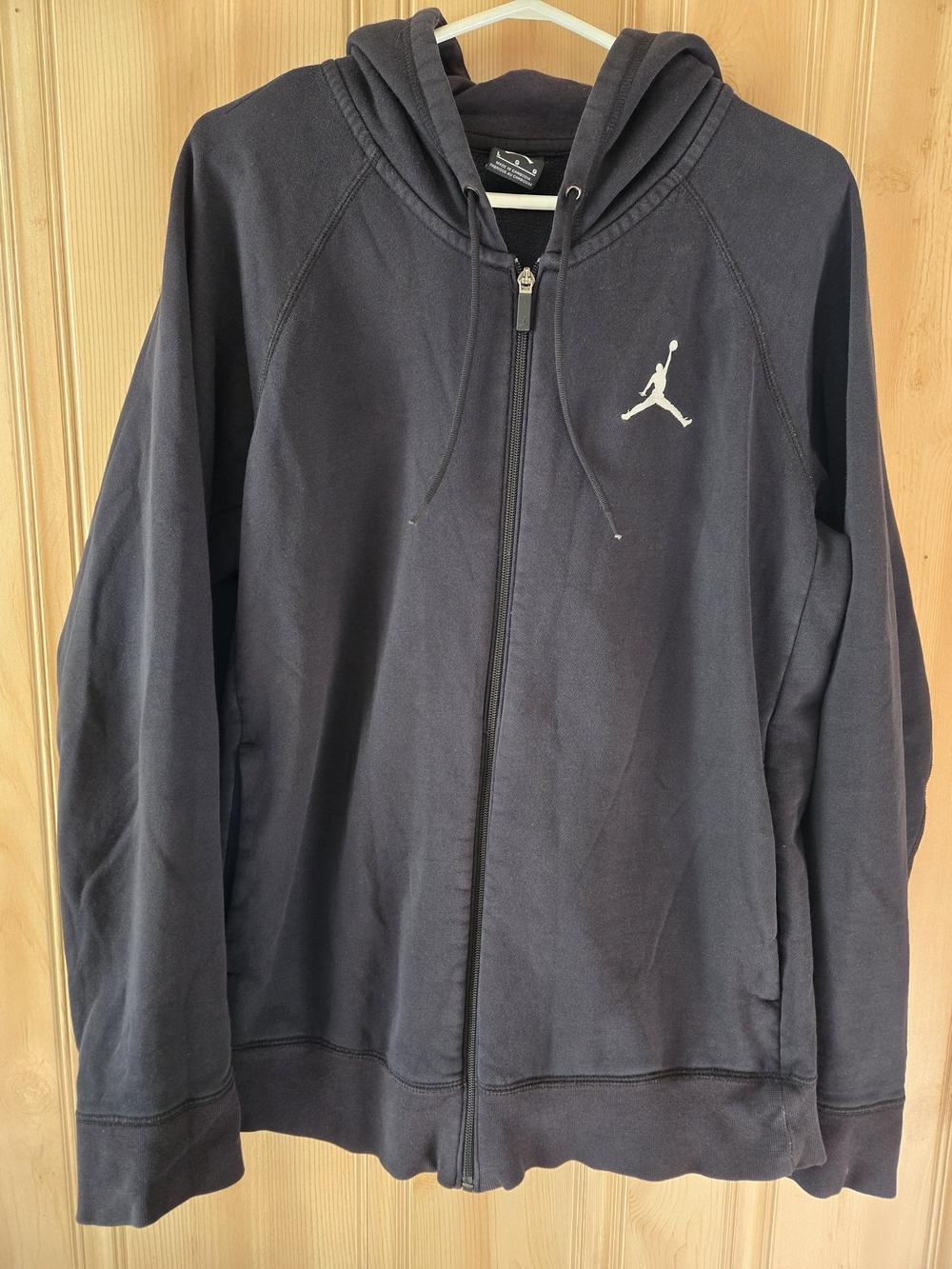 Jordan Men's Black Full-Zip Hoodie